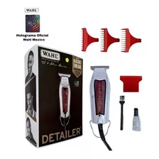 Delineadora Wahl Calidad Profesional Rasuradora Detailer Ajustable Metalica C Plateado