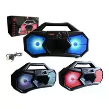 Parlante Portatil Con Bluetooth Y Luces Kts-1127