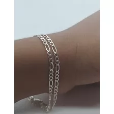 Pulseira Prata Maciça Italiana 925 - Modelo 3x1