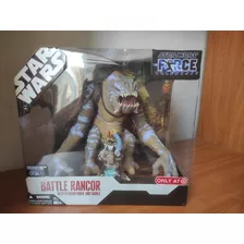 Star Wars Set De Rancor Feluciano Con Jinete Y Silla