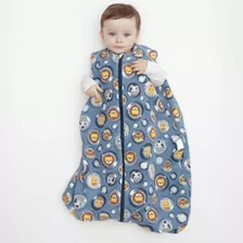 Saco Dormir Casulo Bebê Soft Inverno 6 - 12 Meses Bichos