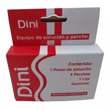 Kit De Pache Y Solucion Dini En Caja Solucion+ Parche+ Gomin