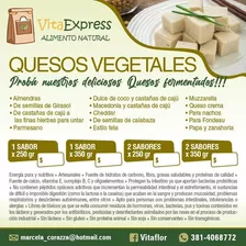 Queso Vegetal Vitaexpress. Alimento Natural, 350gs