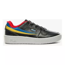 Tenis Fila Arcade 1142355 Preto Vermelho Infantil