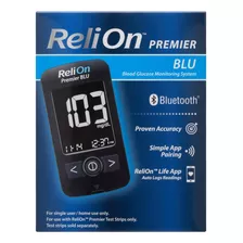 Sistema De Monitoreo De Glucosa En Sangre Relion Premier Blu