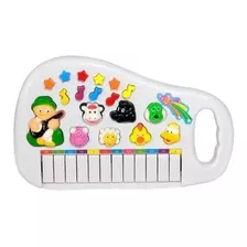 Teclado Piano Infantil Musical Som De Bichos Fazendinha