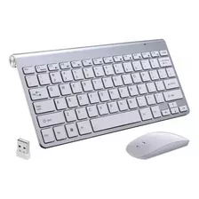 Kit Teclado Com Mouse 8066 Wireless Sem Fio Pc Note Tablet C