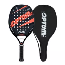 Raquete Beach Tennis Ianoni Em Carbono + Capa + 2 Overgrip