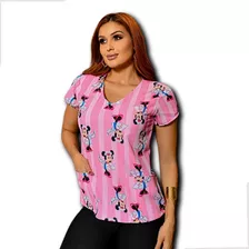 Scrubs Feminina Blusa Bata Pijama Cirúrgico Estampado