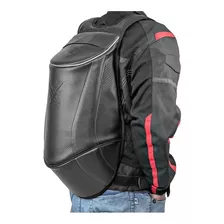 Mochila Max Racing Moto Sport Dragon Carbono Preta