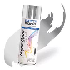 Tinta Spray Super Color Metálica 350ml Cromado Tekbond