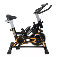 Bicicleta Fija Para Ejercicio Spinning Cardio Fitness Color Negro