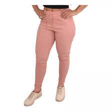 Calça Jogger Feminina Cargo Elastano Moda Blogueira Casul