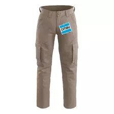 Pantalon Ombu Cargo Trabajo Hombre Reforzado Entrepierna