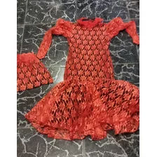 Disfraz Vestido Dama Antigua Talla 8