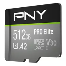 Tarjeta Micro Sd Pny Sdxc Pro Elite De 512gb