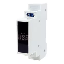 Voltímetro Modular Monofásico Riel Din Rango 80v A 500v Ac