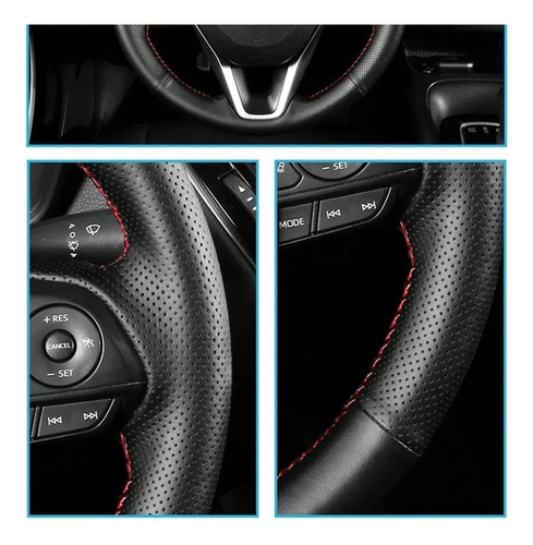 Funda Forro Cubre Volante Mazda 2 3 6 Cx5 Cx30 Piel Perforad Foto 4