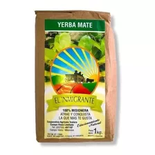 Yerba Mate El Inmigrante 1 Kg. Pack X 10