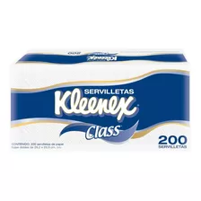 Paquete De Servilletas Kleenex Class Doble Hoja X200 Piezas