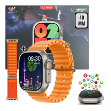 Relógio Smartwatch Hw9 Pro Max 49mm Serie 9 Com 3 Pulseiras