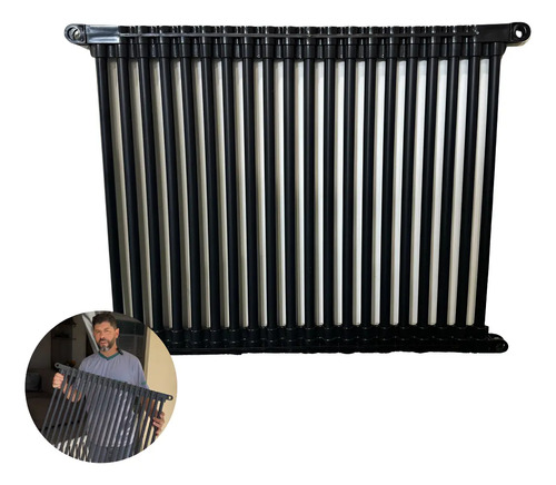 Cercadinho Modular Resolve Kids - Grade Protetora 80cm Preto