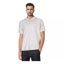 Remera Polo Manga Corta Hombre Gris - Mundo Trabajo