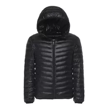 Campera Hombre Invierno Ultraliviana Color Negro Importada 