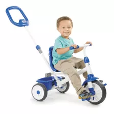 Triciclo Little Tikes My First Trike 4 En 1 C/ Empuje - Azul Color Azul/blanco/gris