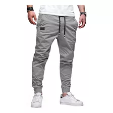 Pantalón Jogger Cargo Casual De Twill De Algodón Para Hombre