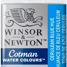 Aquarela Em Pastilha Cotman Winsor E Newton Avulso Cerulean 