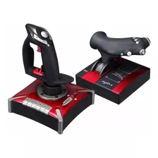 Joystick Acelerador Flight Simulator Para Pc, Color Negro