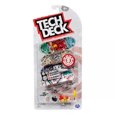 Skateboard Mini Patineta Para Dedos 4 Piezas Tech Deck