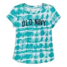 Camiseta Old Navy Tie-dye Con Logo Para Niñas