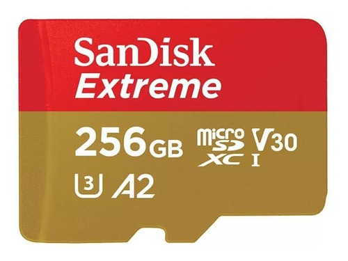 Memoria Micro Sd Sandisk Extreme 256 Gb A2 V30 