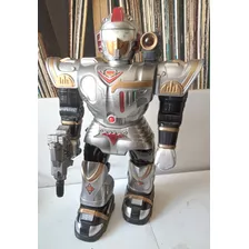 Super Robô Berserker De Prata 46cm. Feng Yuan =ver Descrição
