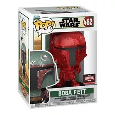 Funko Pop Boba Fett #462 Targetcon Sticker Rojo Cromado