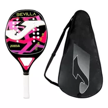 Raquete Beach Tennis Fibra De Carbono Profissional Com Capa