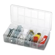 Box Organizador Com 10 Divisórias 20,5x11,8x4cm Transparente