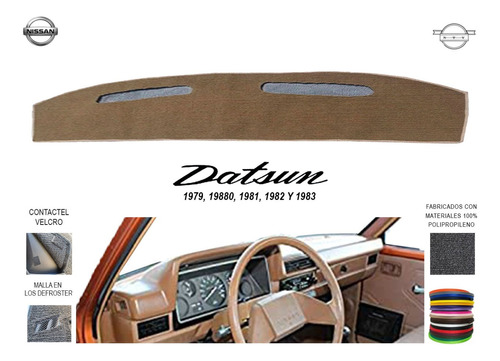 Cubre Tablero Nissan Datsun Modelos 1979-1983 Foto 6