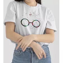 Camiseta Feminina Moda Geek Harry Potter Raio Oculos 