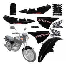 Kit Carenagem Cg Honda Titan 150 2004 A 2008 Com Adesivos