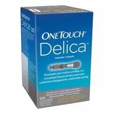 Lancetas One Touch Delica Caja Con 100 Unidades