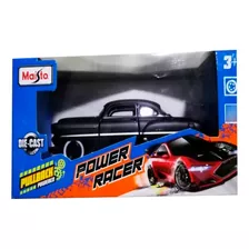 Power Racer Pullback Powered - Coche Negro