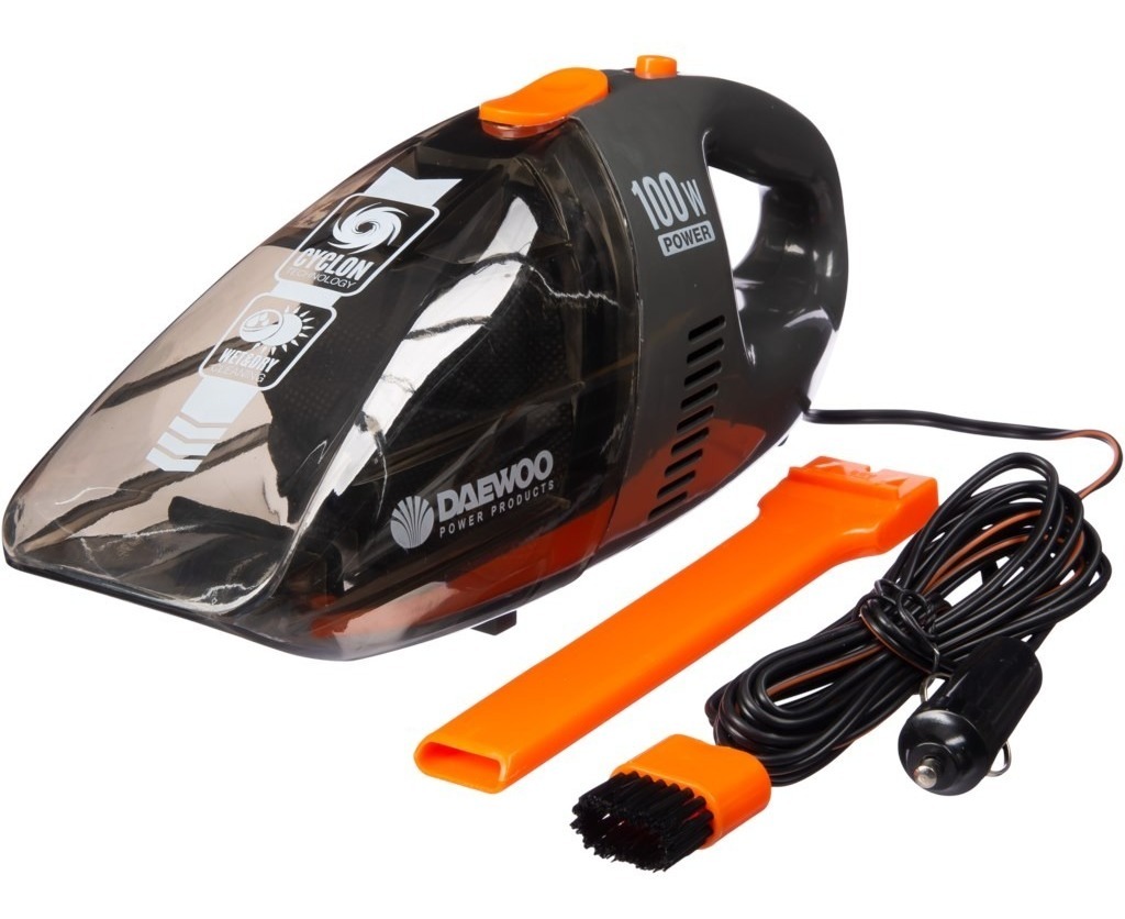 Aspiradora Auto 12v 100w Daewoo Portatil Accesorios 