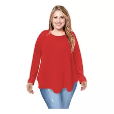 Remera Mujer Lisa Acampanada L- Xl-xxl- Xxxl-4xl Mythos