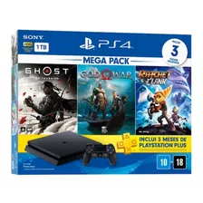 Playstation 4 Slim 1tb Ps4 Cuh-2214b + 1 Jogo