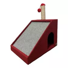 Casinha Arranhador E Brinquedo Para Gatos E Cães 