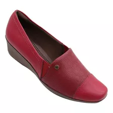 Zapato Mujer Piccadilly Anabela Rojo