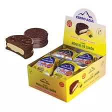 Caja 12 Alfajores Mousse De Limon S/ Tacc Cerro Azul 660g Dw